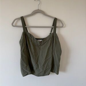 Abercrombie and fitch green tank top XL